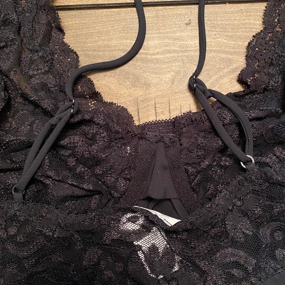 Cinema Etoile Seductive Wear Black Matching Babydoll & Thong Set Size Large NWT - Picture 6 of 6